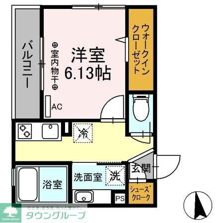セレスティン三軒茶屋の物件間取画像