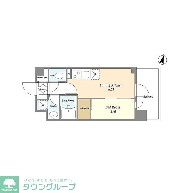 アジュールテラス目黒八雲の物件間取画像