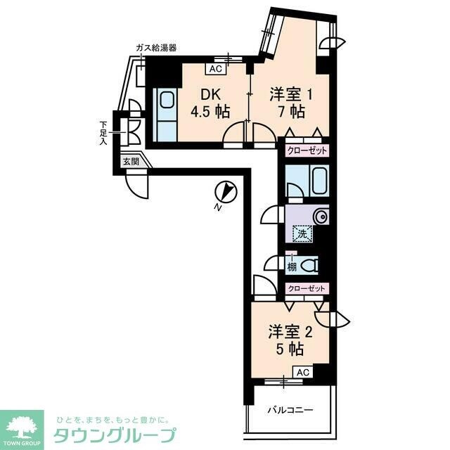ソレイユ駒沢の物件間取画像