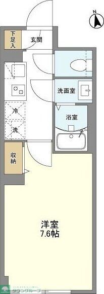 ウェルスクエア学芸大学IIの物件間取画像