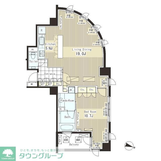パークアクシス恵比寿の物件間取画像