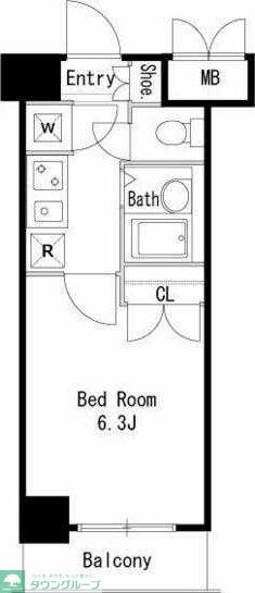 LaSante広尾の物件間取画像