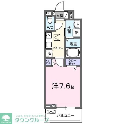 メルヴェーユ七里の物件間取画像