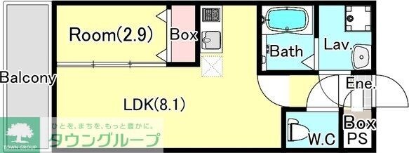 ジーメゾン越谷大袋の物件間取画像