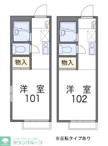 レオパレスLUCKの物件間取画像