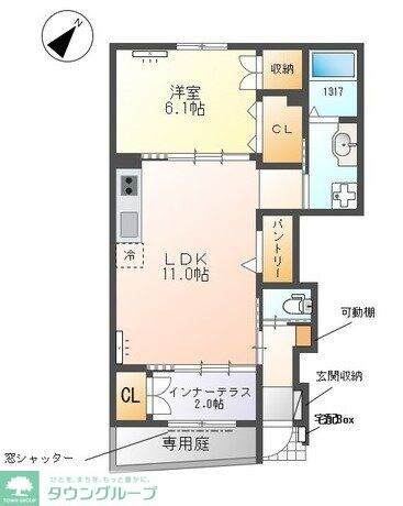 クレシア -Crecia-の物件間取画像