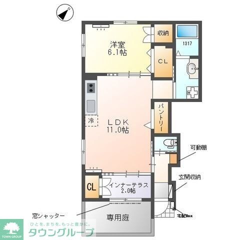 クレシア -Crecia-の物件間取画像