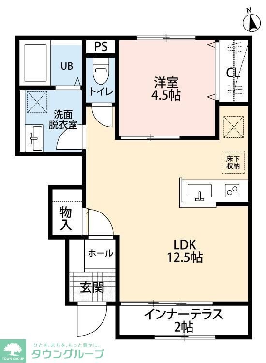 リーブルファイン幸手駅IIの物件間取画像