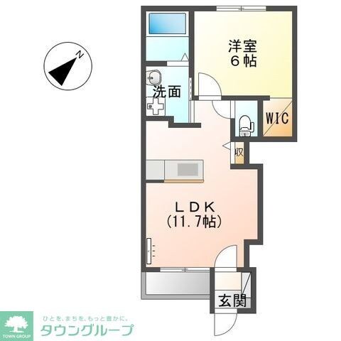 カリーノ花の物件間取画像