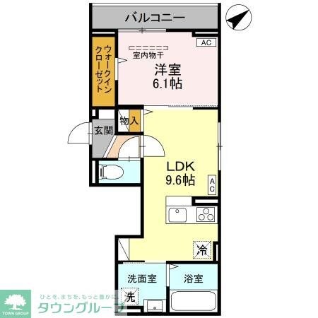 Dアヴァンス東柳田町の物件間取画像