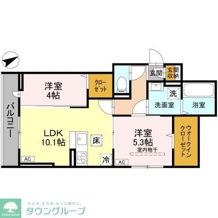 Dアヴァンス東柳田町の物件間取画像