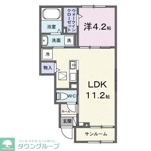 メゾン・ラフォーレの物件間取画像