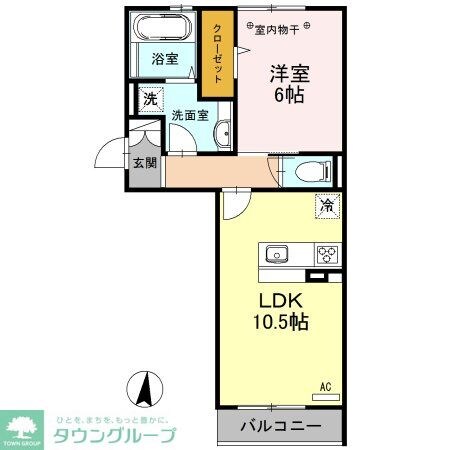 ロイジェントパークスレイクタウンIII E棟の物件間取画像