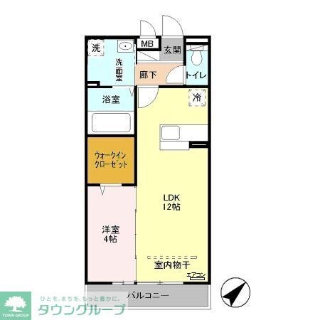 フェルメールの物件間取画像