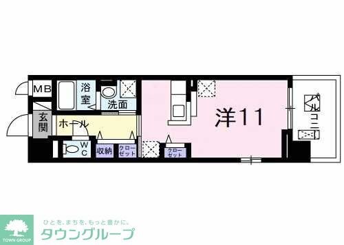 ヴォロンティエの物件間取画像