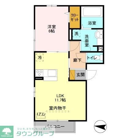 グランディールの物件間取画像