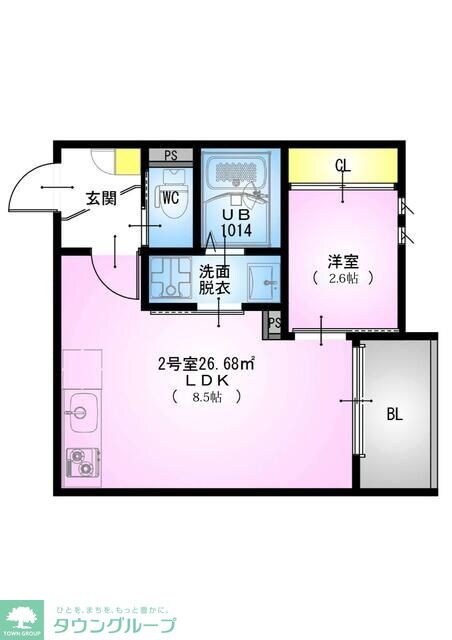 REGALEST S 大和田の物件間取画像
