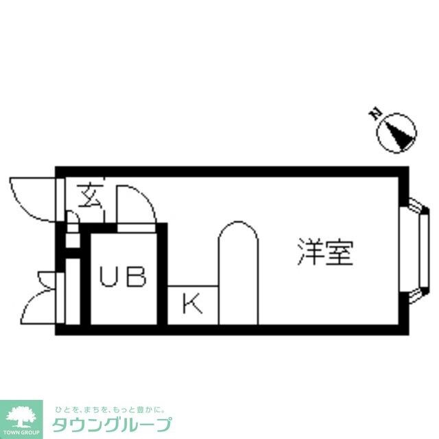 ベルピア・東大宮第6-1の物件間取画像