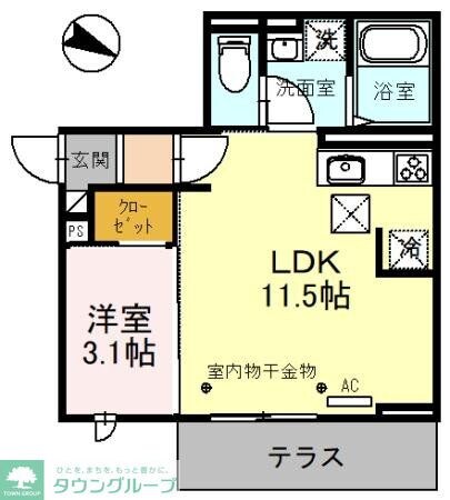 シャルム Aの物件間取画像