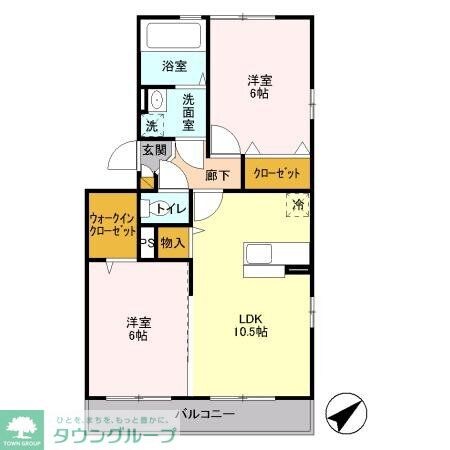 ヒルズガーデンの物件間取画像