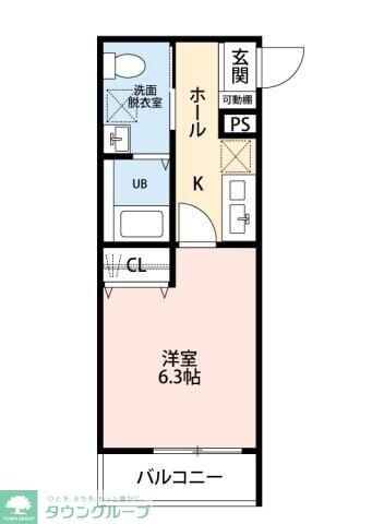 ルナモンド大和田の物件間取画像