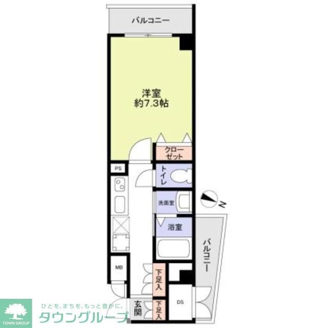 サンクヴェールの物件間取画像