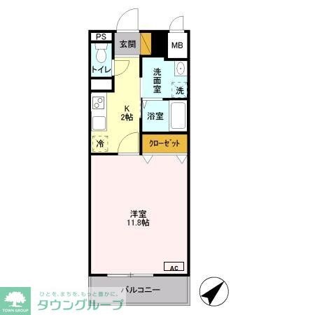 キャメロット新越谷の物件間取画像