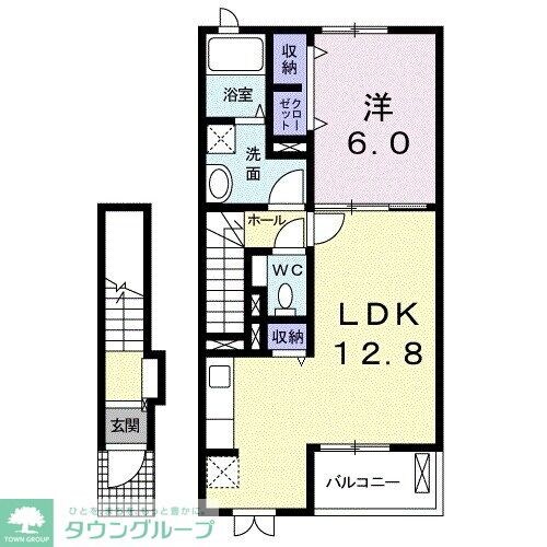 プラシードIの物件間取画像