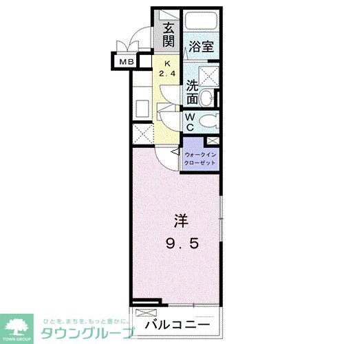 シャン・ド・フルールの物件間取画像