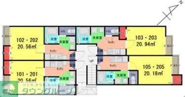 ソラーレ春日部の物件間取画像