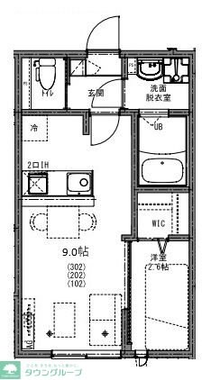 KEIAI RESIDENCE せんげん台Vの物件間取画像