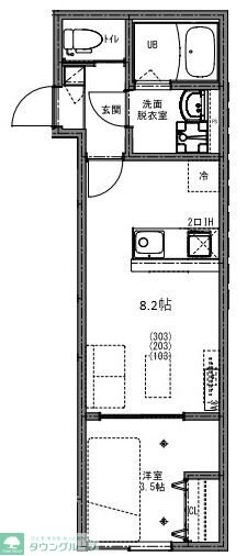 KEIAI RESIDENCE せんげん台Vの物件間取画像