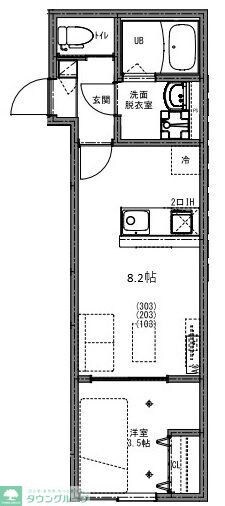 KEIAI RESIDENCE せんげん台Vの物件間取画像