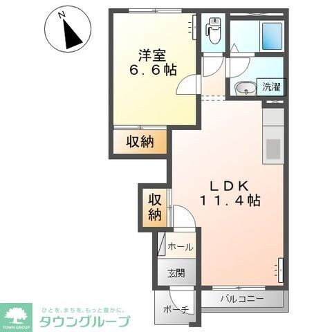 スターテラスAの物件間取画像