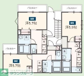 MELDIA東大宮IVの物件間取画像