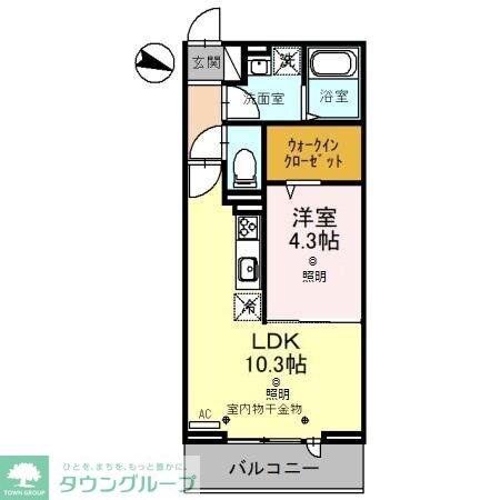 アーサーの物件間取画像