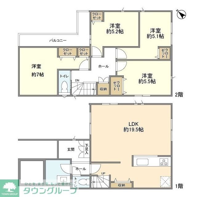 Kolet七里#04の物件間取画像