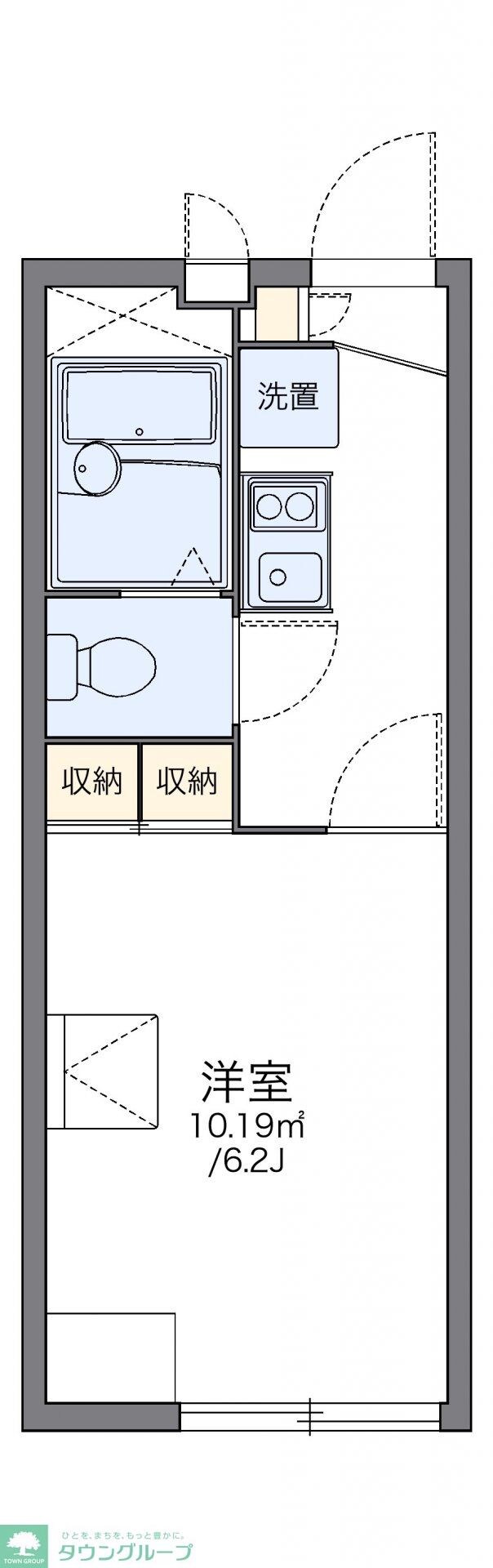 レオパレスハロー越谷の物件間取画像