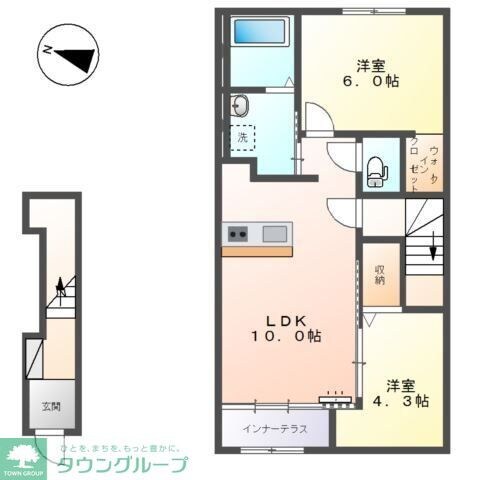ブルースターの物件間取画像