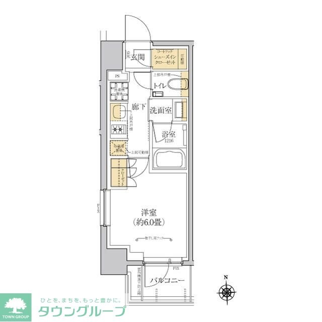 グレーシアフィット横浜の物件間取画像
