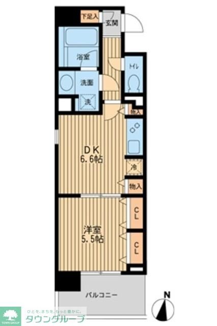 ドゥーエ横濱台町の物件間取画像