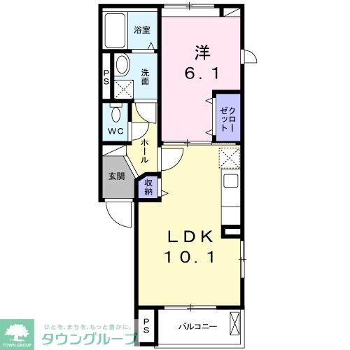 グリシーヌの物件間取画像
