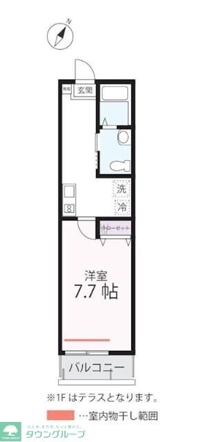 ハーミットクラブハウス横浜浅間台IIA号棟(仮)の物件間取画像