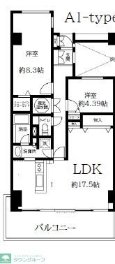 TLRレジデンス磯子駅前の物件間取画像