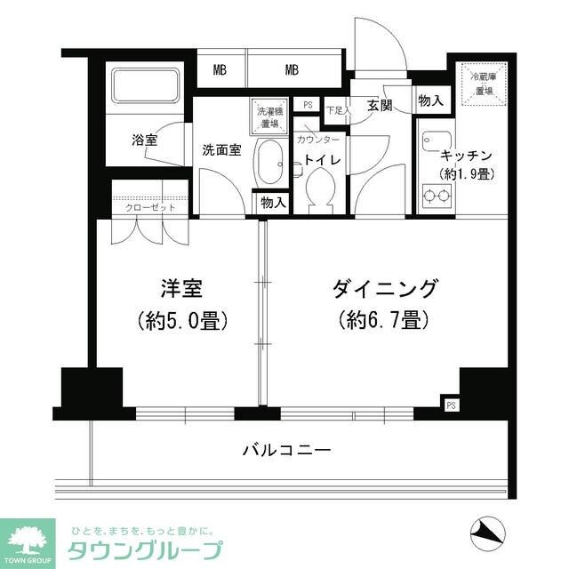 PORTO PARTIRE YOKOHAMAの物件間取画像