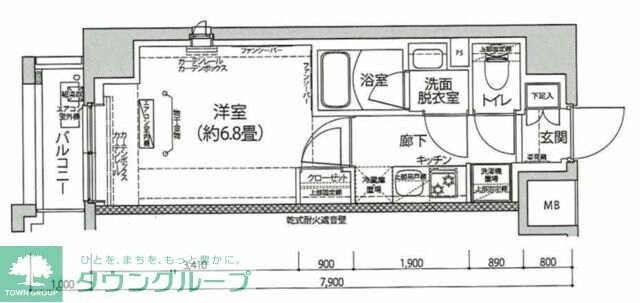 アイルプレミアム横浜サウスの物件間取画像