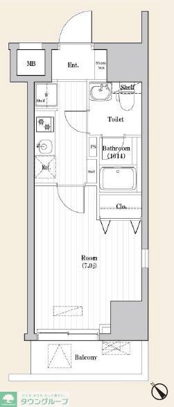 BandoubashiRentalApartmentの物件間取画像