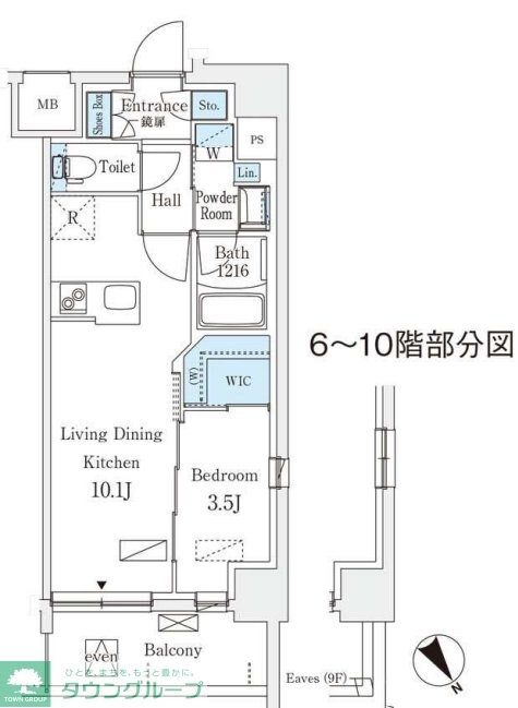 エル・セレーノ横浜の物件間取画像
