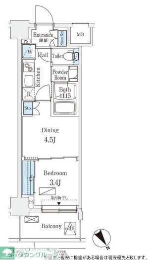 エル・セレーノ横浜の物件間取画像