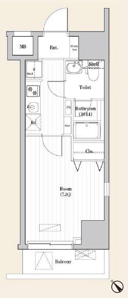 BandoubashiRentalApartmentの物件間取画像